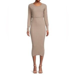 NWT STITCHDROP
All In One Rib Midi Dress